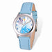 Disney Princess Cinderella Light Blue Leather Tween Watch