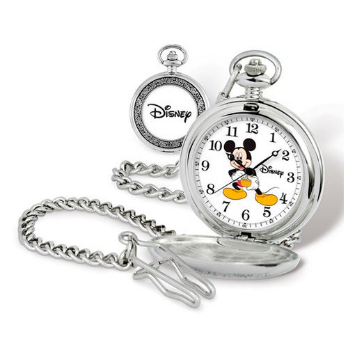 Disney Mickey Mouse with Chain Pocket Watch