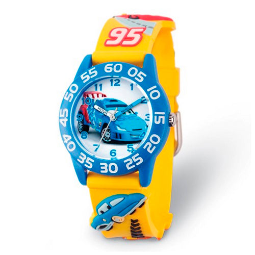 Disney Kids Cars Raoul Acrylic Time Teacher Watch