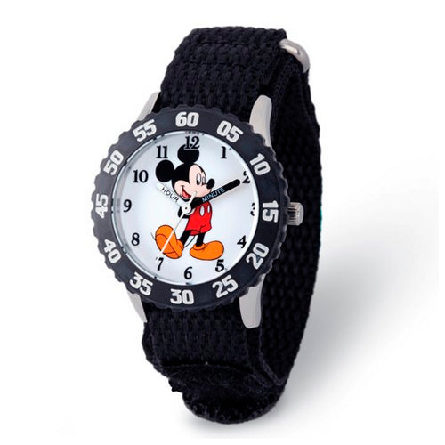 Disney Kids Mickey Mouse with Moving Arms Time Teacher Watch