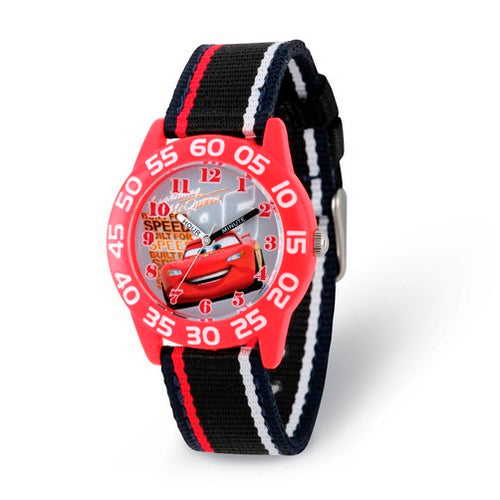 Disney Kids Cars Lightning McQueen Acrylic Time Teacher Watch3