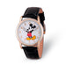 Disney Adult Size5 Black Strap Mickey Mouse with Moving Arms Watch