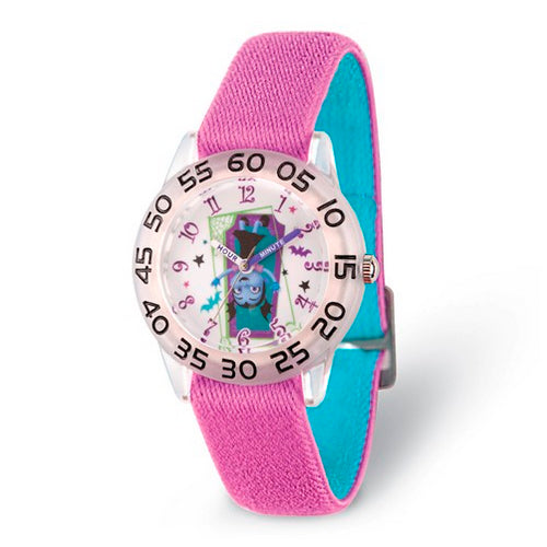 Disney Kids Vampirina Purple Strap Acrylic Time Teacher Watch3