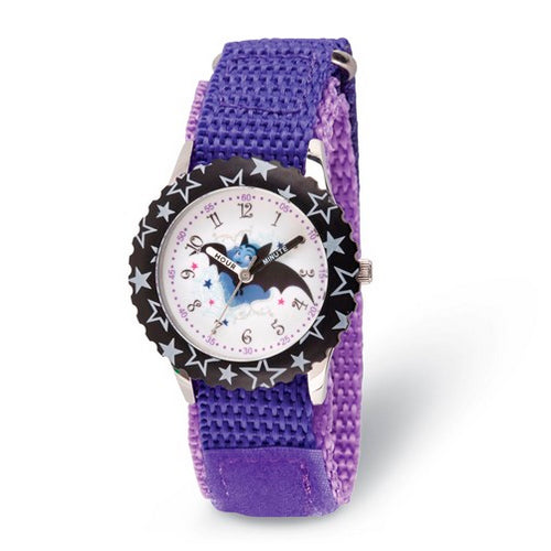 Disney Kids Vampirina Purple Strap Time Teacher Watch1