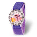 Disney Kids Incredibles 2 Daughter Purple Nylon Time Teacher Watch