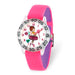 Disney Kids Fancy Nancy Pink Nylon Band1 Time Teacher Watch