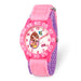 Disney Kids Fancy Nancy Pink Nylon Band3 Time Teacher Watch