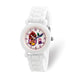 Disney Kids Fancy Nancy White Silicone Band Time Teacher Watch