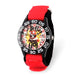 Disney Kids Inside Out Fired Up Red Nylon Band Time Teacher Watch