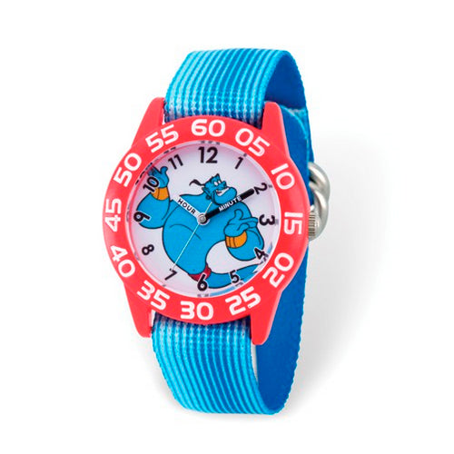Disney Kids Aladdin Genie Time Teacher Blue Stretch Band Watch