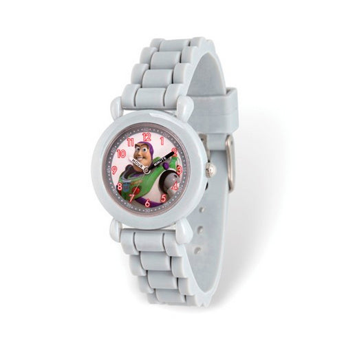 Disney Kids Toy Story Buzz Lightyear Time Teacher Silicone Band Watch