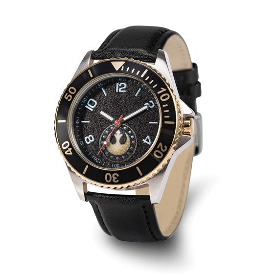 Star Wars New Republic insignia Men's Honor Leather Watch
