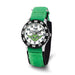 Star Wars Yoda Kids Stainless Steel Green Nylon Time Teacher Watch