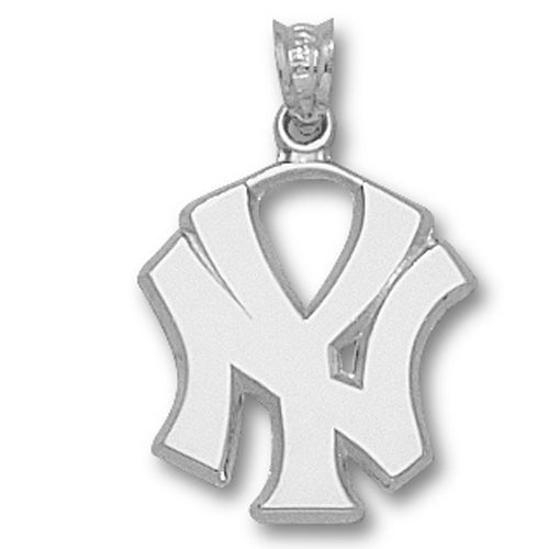 New York Yankees NY Silver Pendant