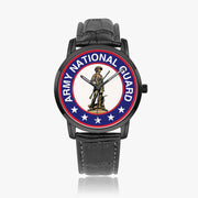 US Army National Guard-Wide Type Quartz Watch - black