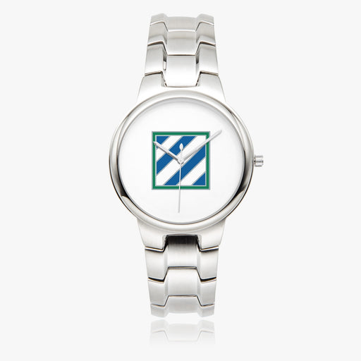 3rd Infantry Division-Silver Stainless Steel Silver Quartz Watch