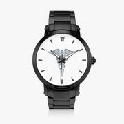 Hospital Corpsman-46mm Automatic Steel Strap Black Watch