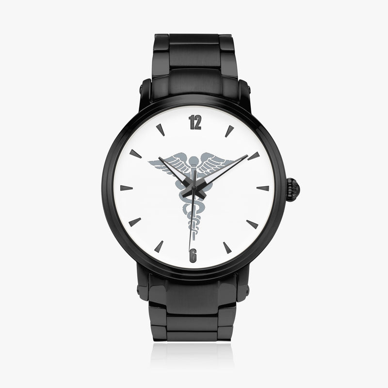 Hospital Corpsman-46mm Automatic Steel Strap Black Watch