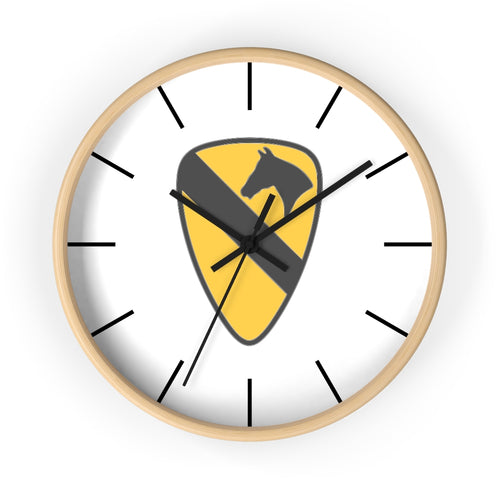 1st Cavalry Division Wall Clock