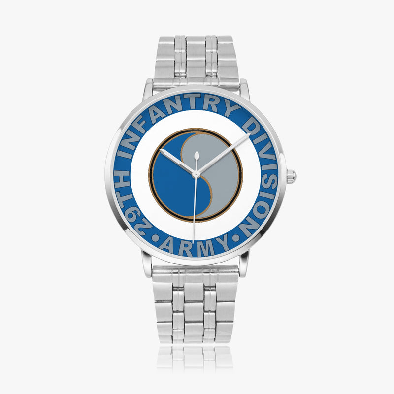 29th Infantry Division Silvertone Watch
