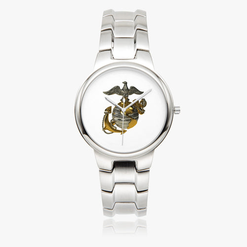 US Marine Corps -Stainless Steel Silver Quartz Watch