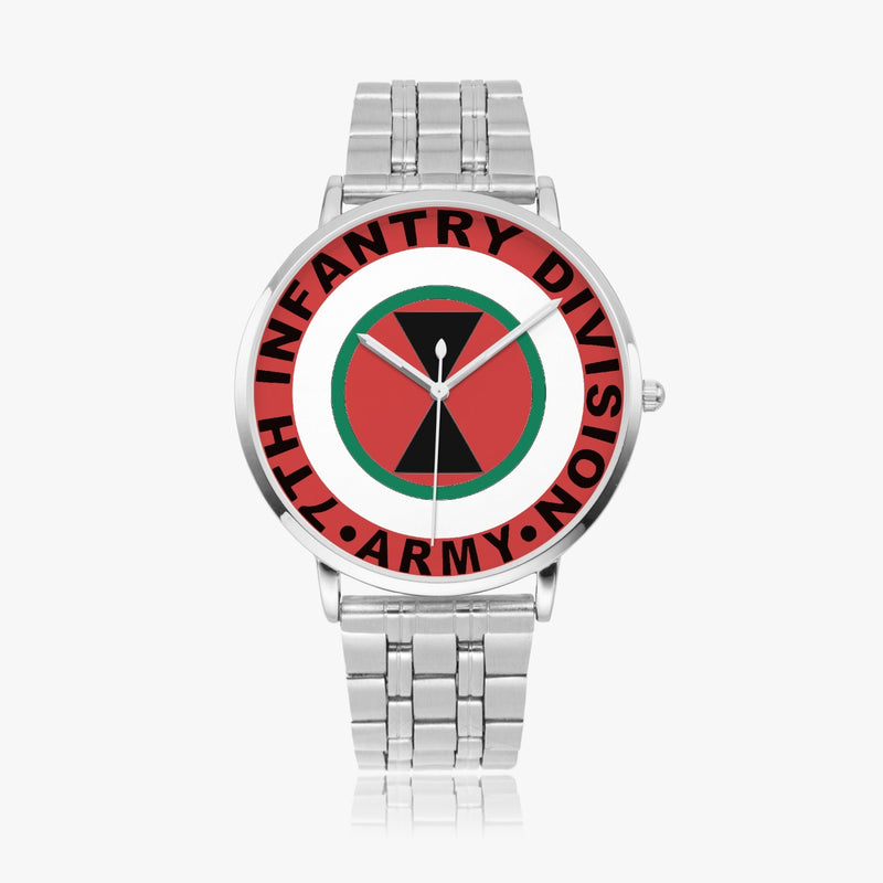 7th Infantry Division Goldtone Watch