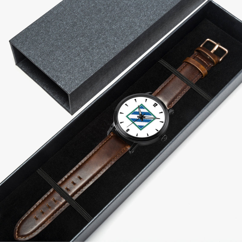 Watch Case with 3rd Infantry Division-46mm Automatic Watch (Brown Strap)