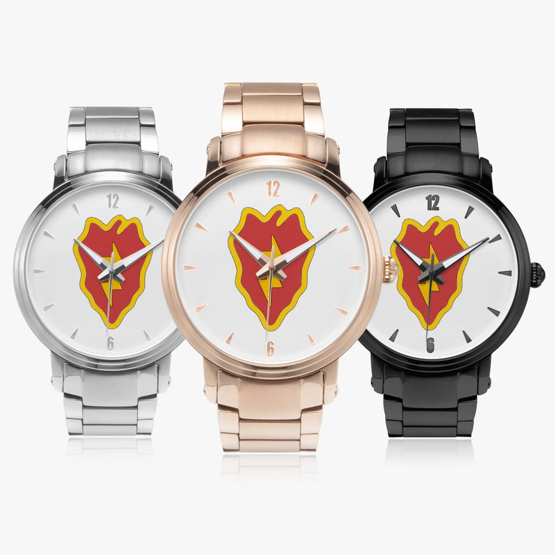 Family of 25th Infantry Division 46mm Automatic Steel Strap Watches