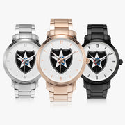 Family of 2nd Infantry Division 46mm Automatic Steel Strap Watches