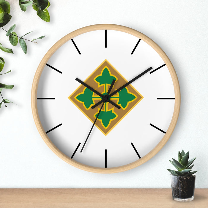 4th Infantry Division Wall Clock