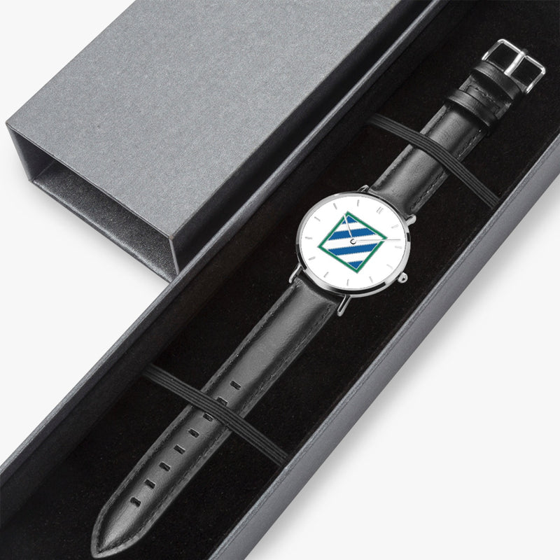 Watch Case with 3rd Infantry Division Ultra Thin Watch (Black Strap)