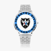 2nd Infantry Division Silvertone Watch