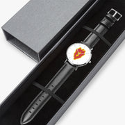 Watch Case with 25th Infantry Division Ultra Thin Watch (Black Strap)