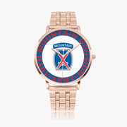 10th Mountain Division Goldtone Watch
