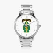 Special Forces Airborne-46mm Automatic Steel Strap Silver Watch