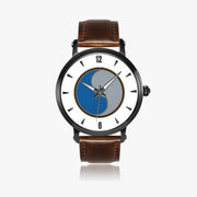 29th Infantry Division-46mm Automatic Watch with a Brown Leather Band