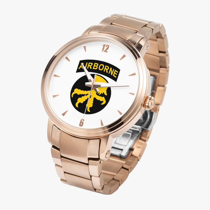 17th Airborne Division-Steel Strap Automatic Watch