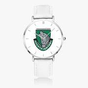 Top View - 101st Airborne Division Ultra Thin Watch (White Strap)