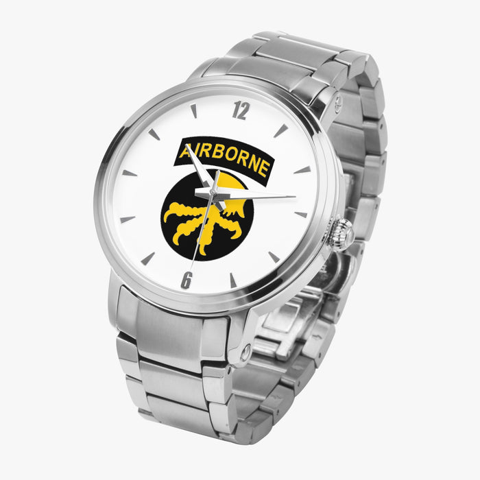 17th Airborne Division-Steel Strap Automatic Watch
