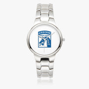 XVIII Airborne Corps-Silver Stainless Steel Silver Quartz Watch