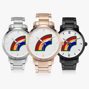 Family of 42nd Infantry Division 46mm Automatic Steel Strap Watches