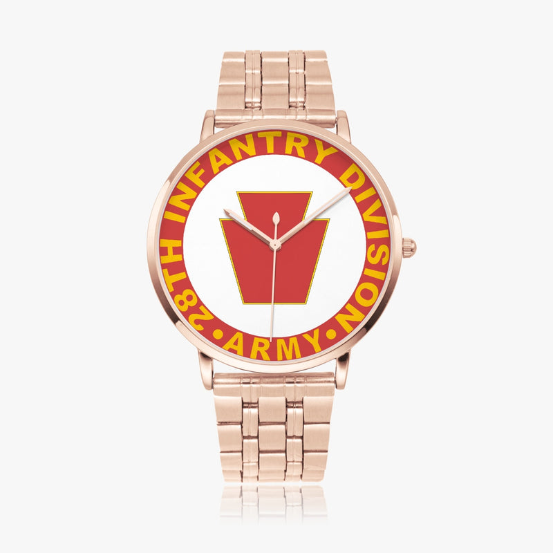 28th Infantry Division Goldtone Watch