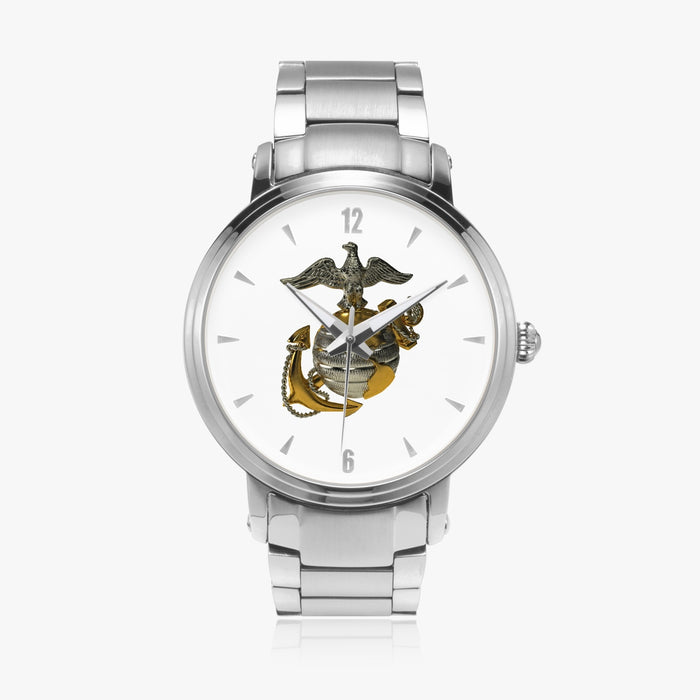 United States Marine Corps-Steel Strap Automatic Watch