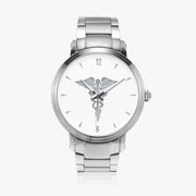 Hospital Corpsman-46mm Automatic Steel Strap Silver Watch