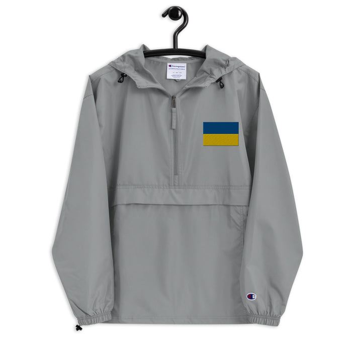 Ukrainian Embroidered Champion Packable Jacket