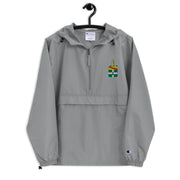 3rd Cavalry Regiment Graphite Champion packable jacket with a detailed embroidered logo
