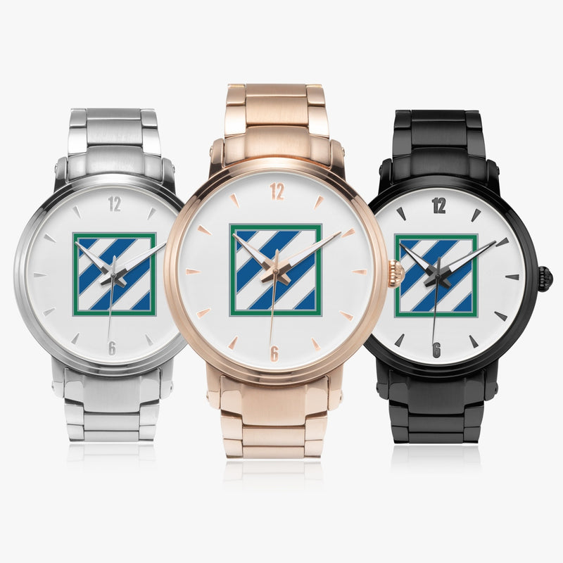 Family of 3rd Infantry Division 46mm Automatic Steel Strap Watches