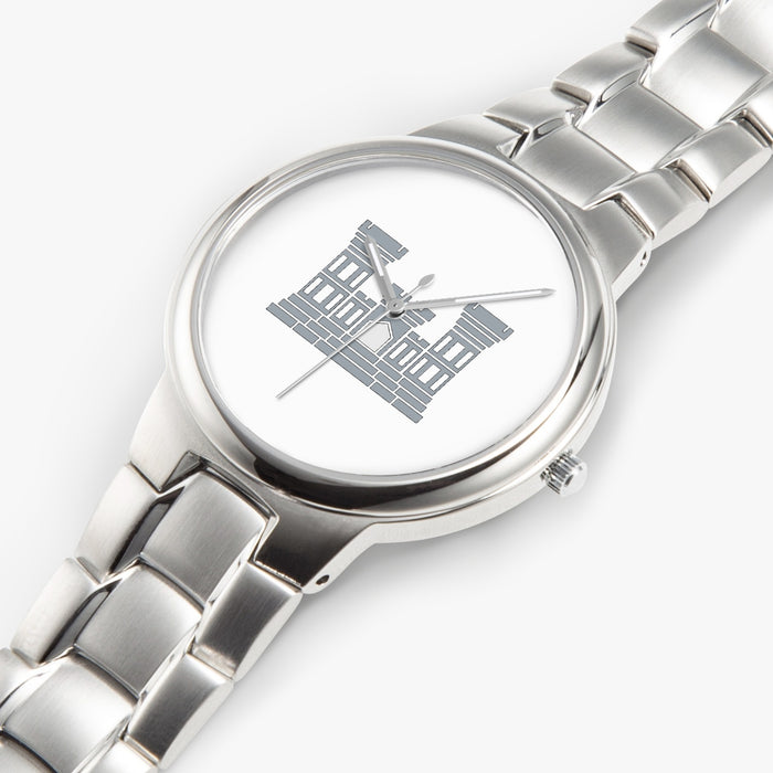 Combat Engineer-Silver Stainless Steel Silver Quartz Watch