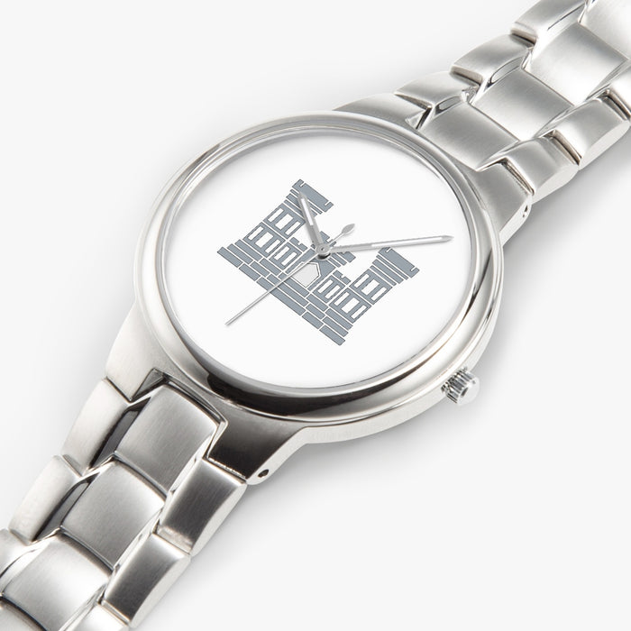 Top View - Combat Engineer-Silver Stainless Steel Silver Quartz Watch