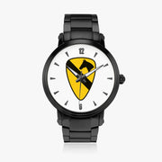 1st Cavalry Division-46mm Automatic Steel Strap Black Watch